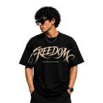 Men's FREEDOM T-Shirt | Combed Cotton |180 GSM | Regular Fit | Half Sleeve