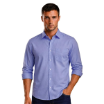 Men's Slim Fit Signature Oxford Easy Care, Natural Stretch Full Sleeve Solid Casual Shirt, Cotton
