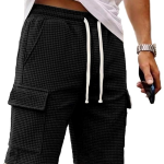 Classic Relaxed Fit Cargo Stretch Shorts for Mens