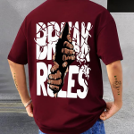 Baggy Hip-Hop T-Shirt for Men - Graphic Printed T Shirts
