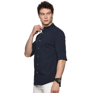 Men’s Long Sleeve Shirt | Elegant Solid Pattern