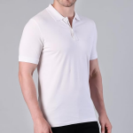 Classic Polo | Comfortable Rich Cotton Blend, Band Collar, Regular Fit