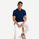 Symbol Men's Cotton Rich Solid Polo Tshirt | Collar Tshirts
