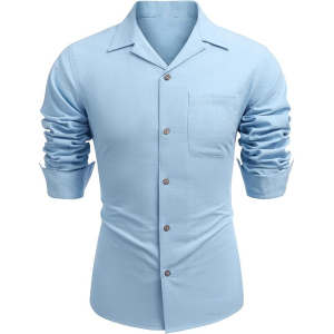 Long Sleeve Button Down with Spread Collar