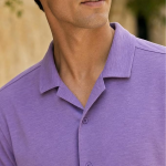 Cuban Collar Knitted Shirt for Men | Knitted Shirt | Relaxed Fit