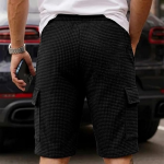 Classic Relaxed Fit Cargo Stretch Shorts for Mens
