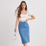 Women Denim Skirt for Women | Long Skirt for Women