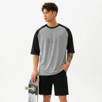 Men Polycotton Classy Look Regular Fit Round Neck Half Sleeve