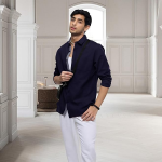 Men's Solid Shirt | Soft Cotton Blend | Casual Shirt | Plain