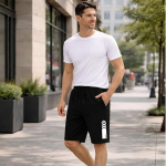 Plus Sizes Men's Cotton Knee Length Shorts